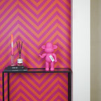 Legende-aap Ornament - polyresin - roze - 20,5x13,5x35cm