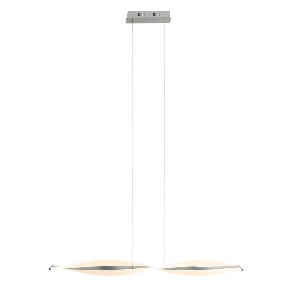 Näve Nina LED Hanglamp - Zilver 115cm