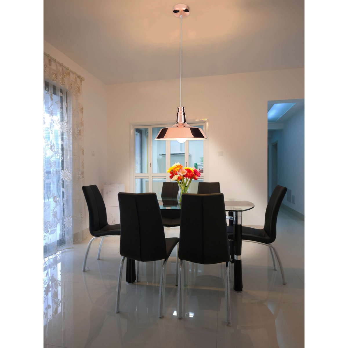 Näve Koperen Hanglamp 36cm Retro