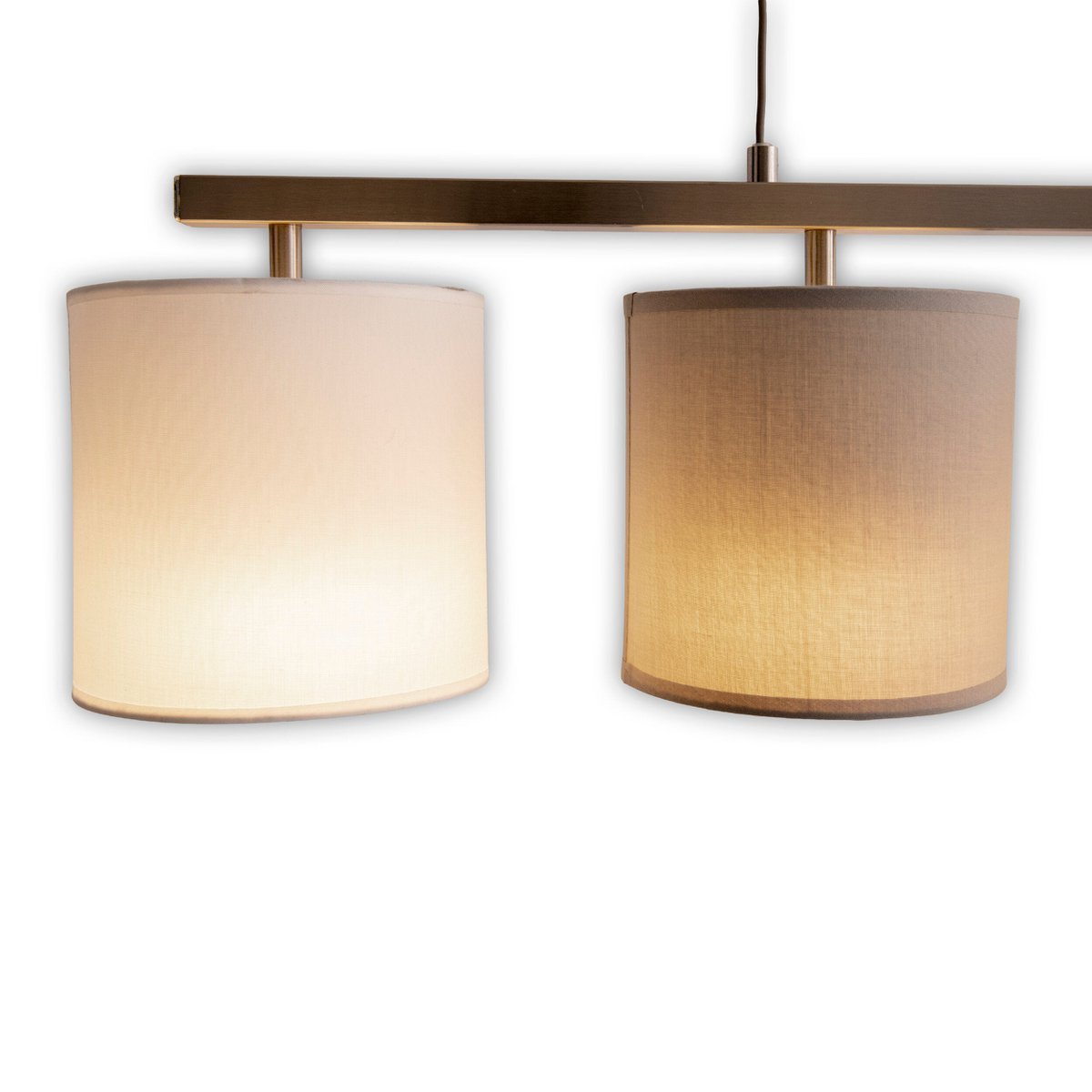 Tilde Hanglamp 4-lichts Grijs-Wit - NEVE Leuchten