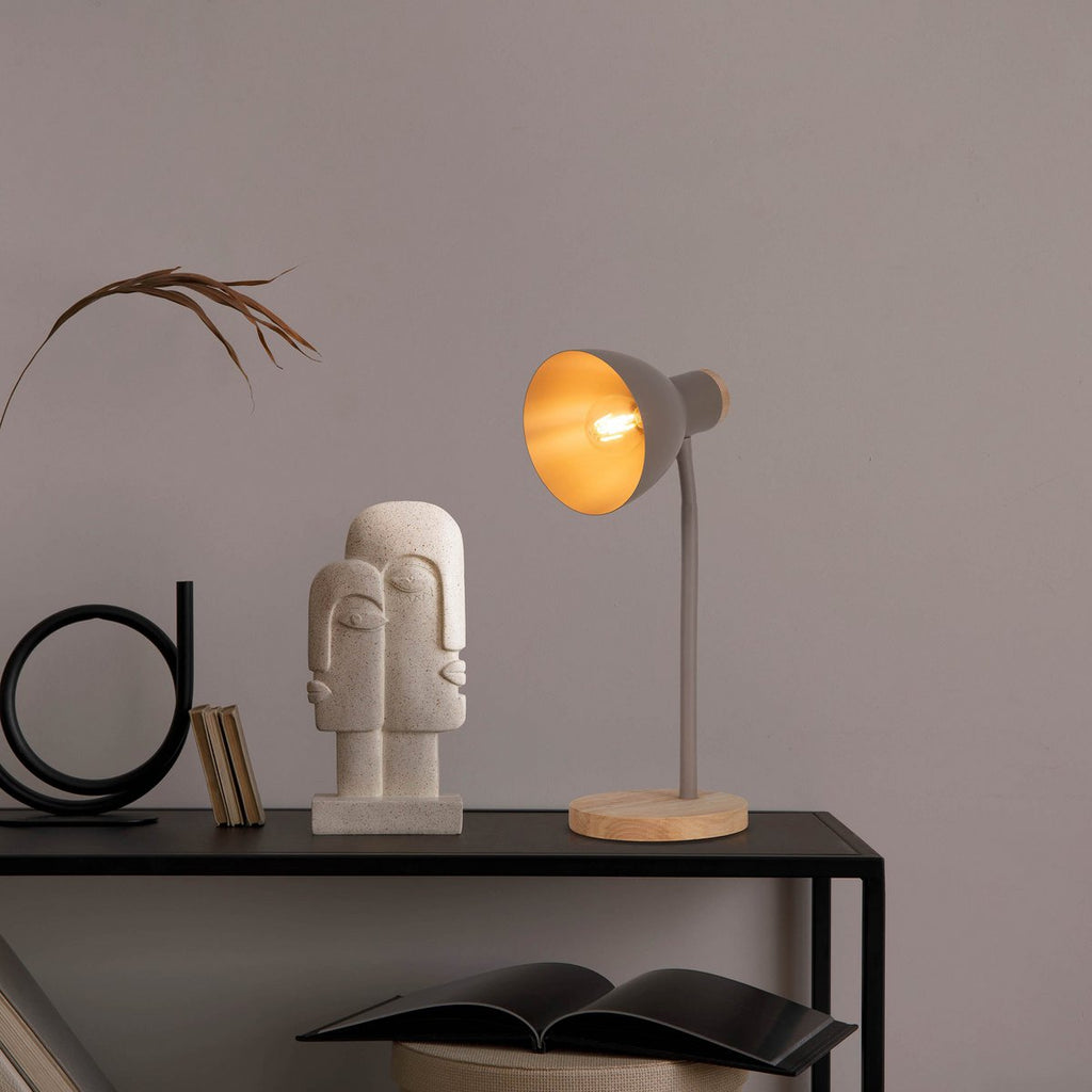 Näve Marie Bureaulamp - Bruin 36,5cm