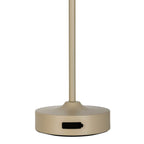 Näve Pina LED Tafellamp 30cm Beige Wit