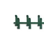 Gorillz Origami Wandkapstok - Groen - 10 Dubbele Haken