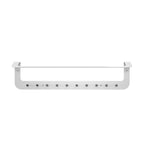 Gorillz Linea Wandkapstok - Wit, 10 Haken, Metalen, Opbergruimte
