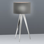 Näve Kruklamp - Grijs 61,5cm Textiel E27