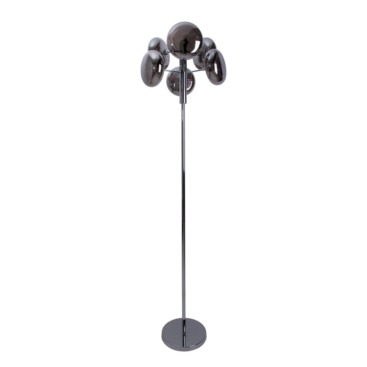 Näve Orion Vloerlamp Rokerig Chrome