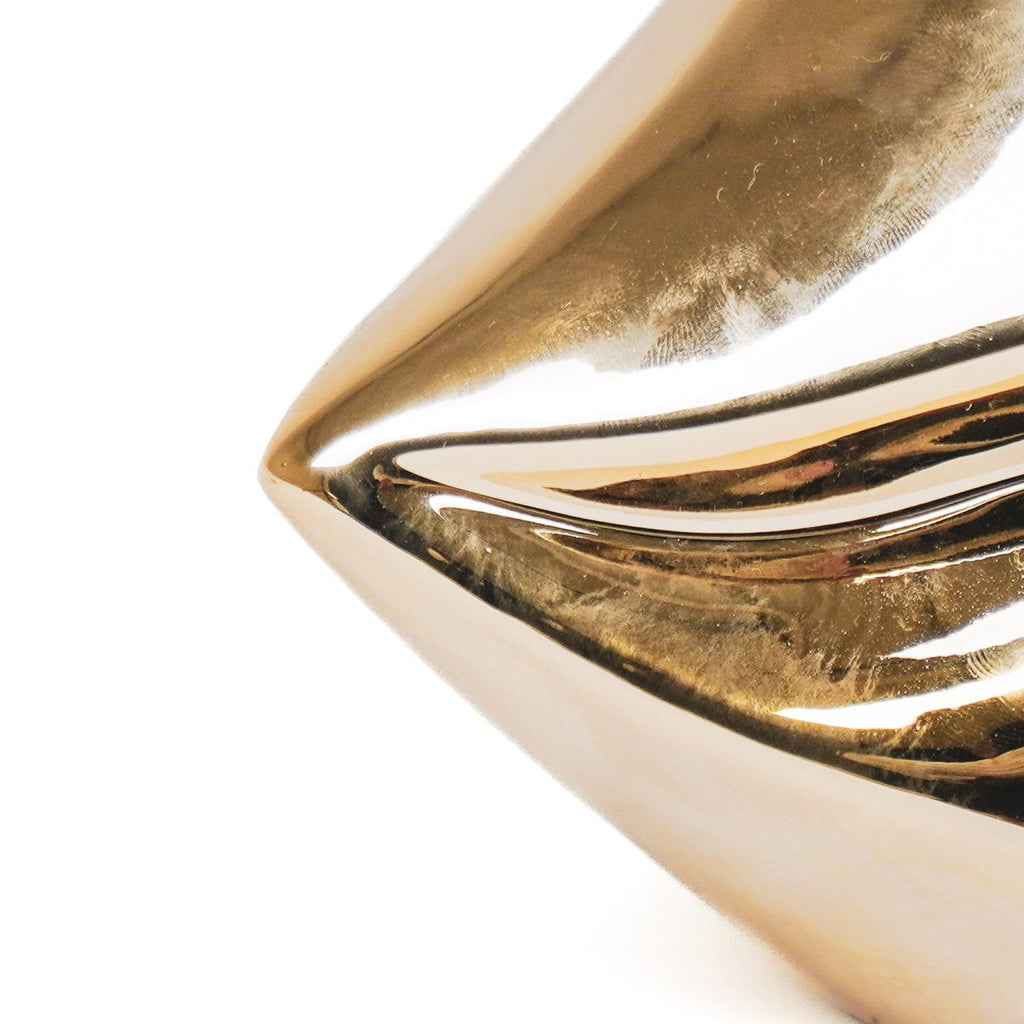 Gouden keramische pot - 21x19x11cm - Housevitamin