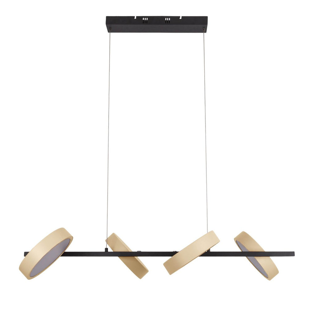 Led hanglamp Tessa amandel 150x110cm