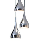 Näve Stijl Hanglamp - Chroom 3-Lichts Retro