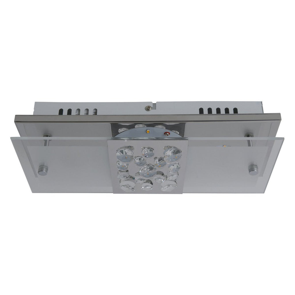 LED Plafondlamp Chur 30cm Zilver Näve