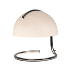 Tafellamp Burano wit Näve - 25cm metaal glas