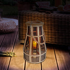 Näve Korbinian Solar Deco Lamp Rattan 35cm