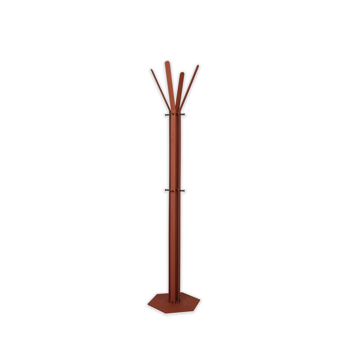 Gorillz staande kapstok - 12 haken, 174cm hoog, staal