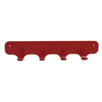 Gorillz Industriële Wandkapstok Rounded Four - Rood met 4 Haken