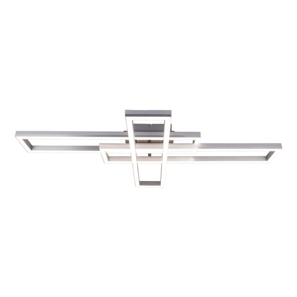 LED CCT-plafondlamp + RGB-backlight "Bantry" met veel functies, 95 cm lang, inclusief afstandsbediening