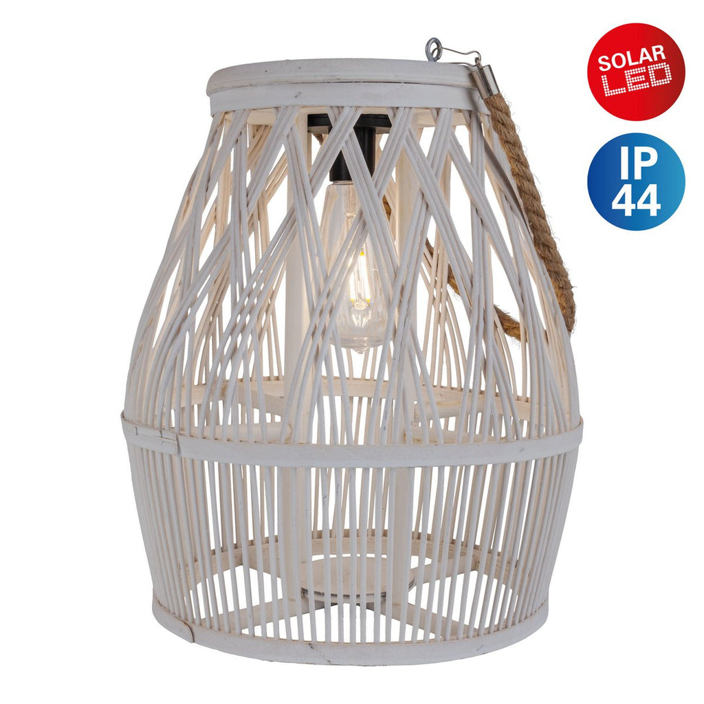 Näve Korbinian Solar Lamp - Rattan 34cm