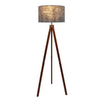 Filco Staande Lamp - Hout 147cm Grijs Bruin