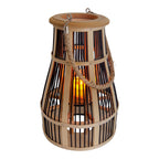 Näve Korbinian Solar Deco Lamp Rattan 35cm