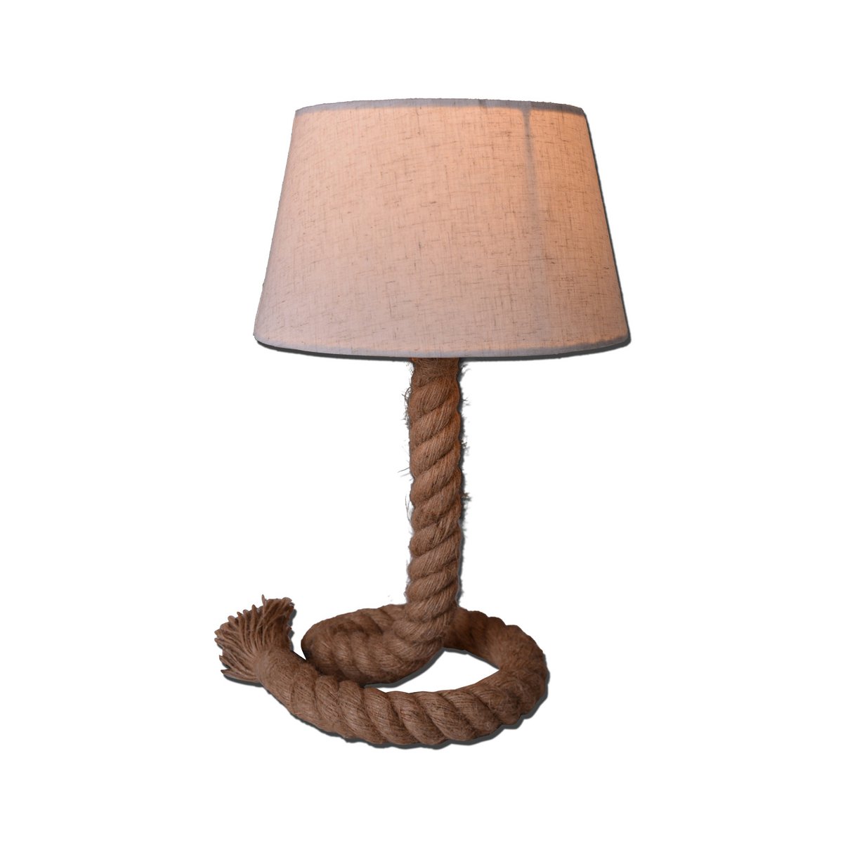 Näve Tafellamp Touw 40cm Wit E14