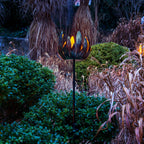 Näve LED Solar Bloem Tuinspies - Zwart 90cm