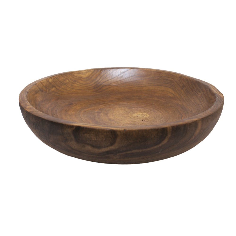 Houten decoratieve schaal 45x45x9cm