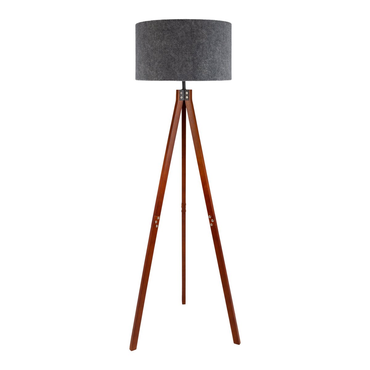 Filco Staande Lamp - Hout 147cm Grijs Bruin