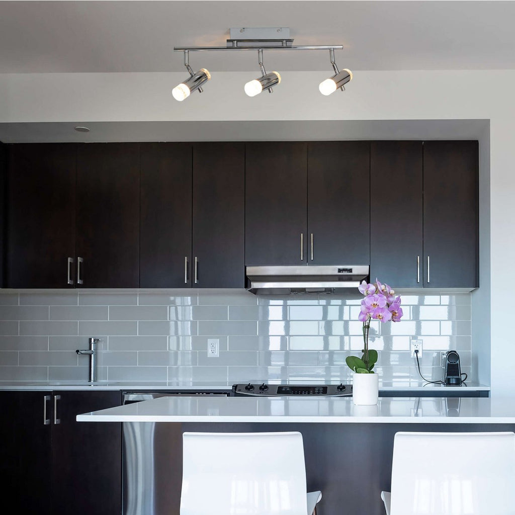 Näve Garda LED Plafondlicht 46cm Chroom