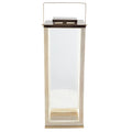 Grote glazen lantaarn 25x25x71cm - AULICA transparant
