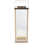 Grote glazen lantaarn 25x25x71cm - AULICA transparant
