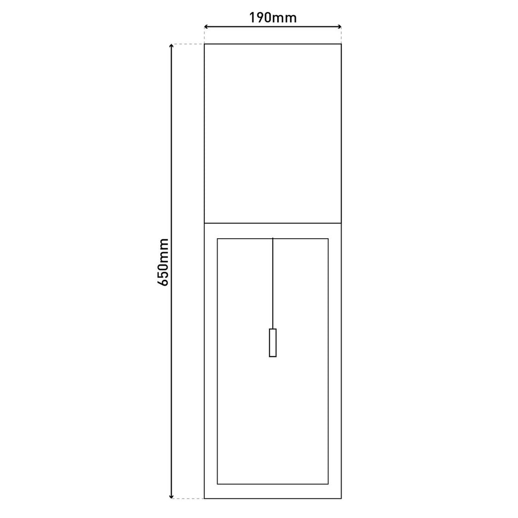 Näve Alfa Tafellamp - Chroom/Donkergrijs 65cm