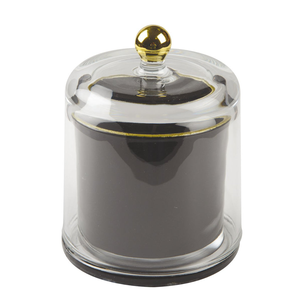 Zwart & Gouden Bel Kaars Tonka Aulica