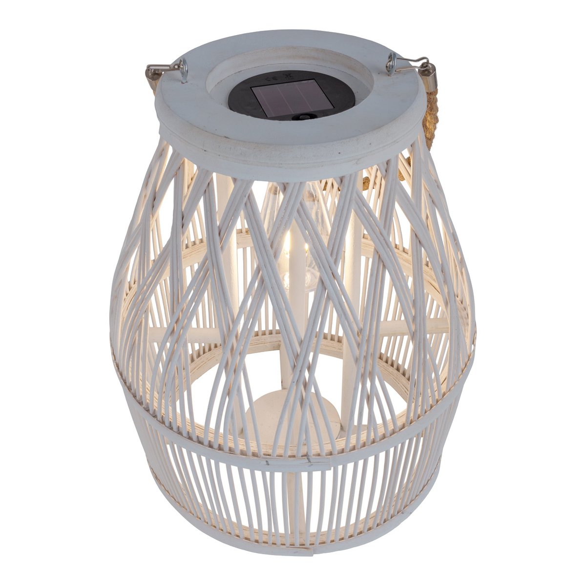 Näve Korbinian Solar Lamp - Rattan 34cm