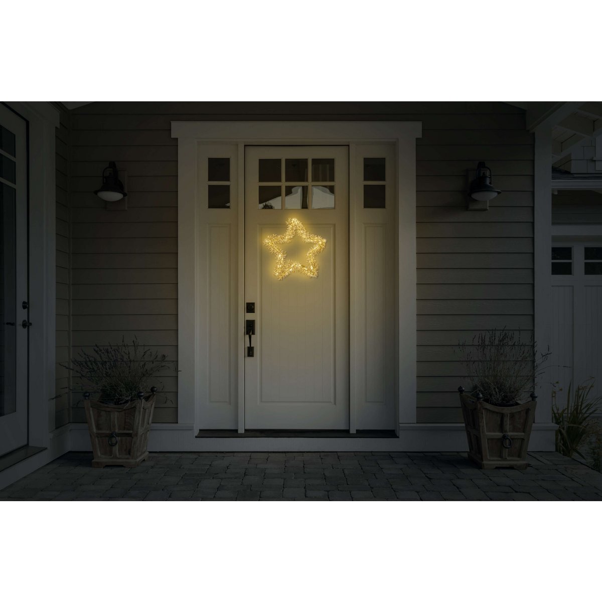 Näve Stern Deco Ster 50cm Goud/Wit