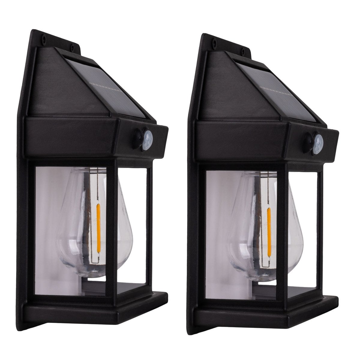 Näve Mira Solar Wandlamp 17cm Zwart