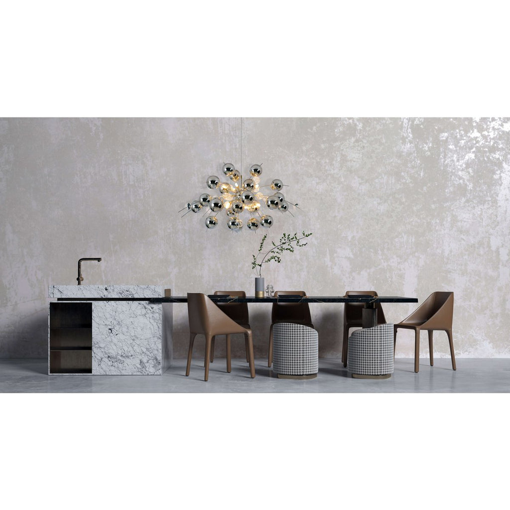 Näve Explosie Hanglamp Chroom Ø98cm G9
