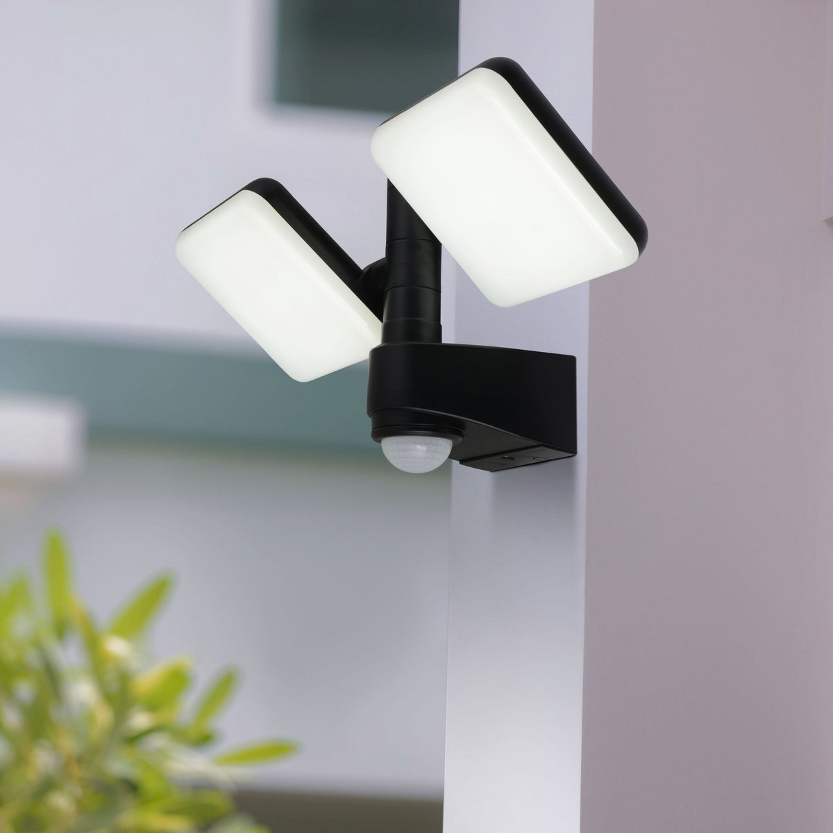 Näve Jaro LED Wandlamp - Antraciet 360°
