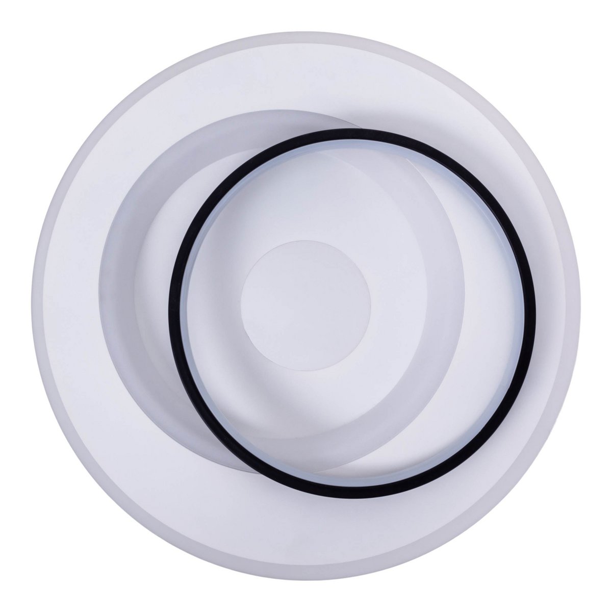 LED Plafondlamp 3D Näve Leuchten, Ø49cm Dimbaar