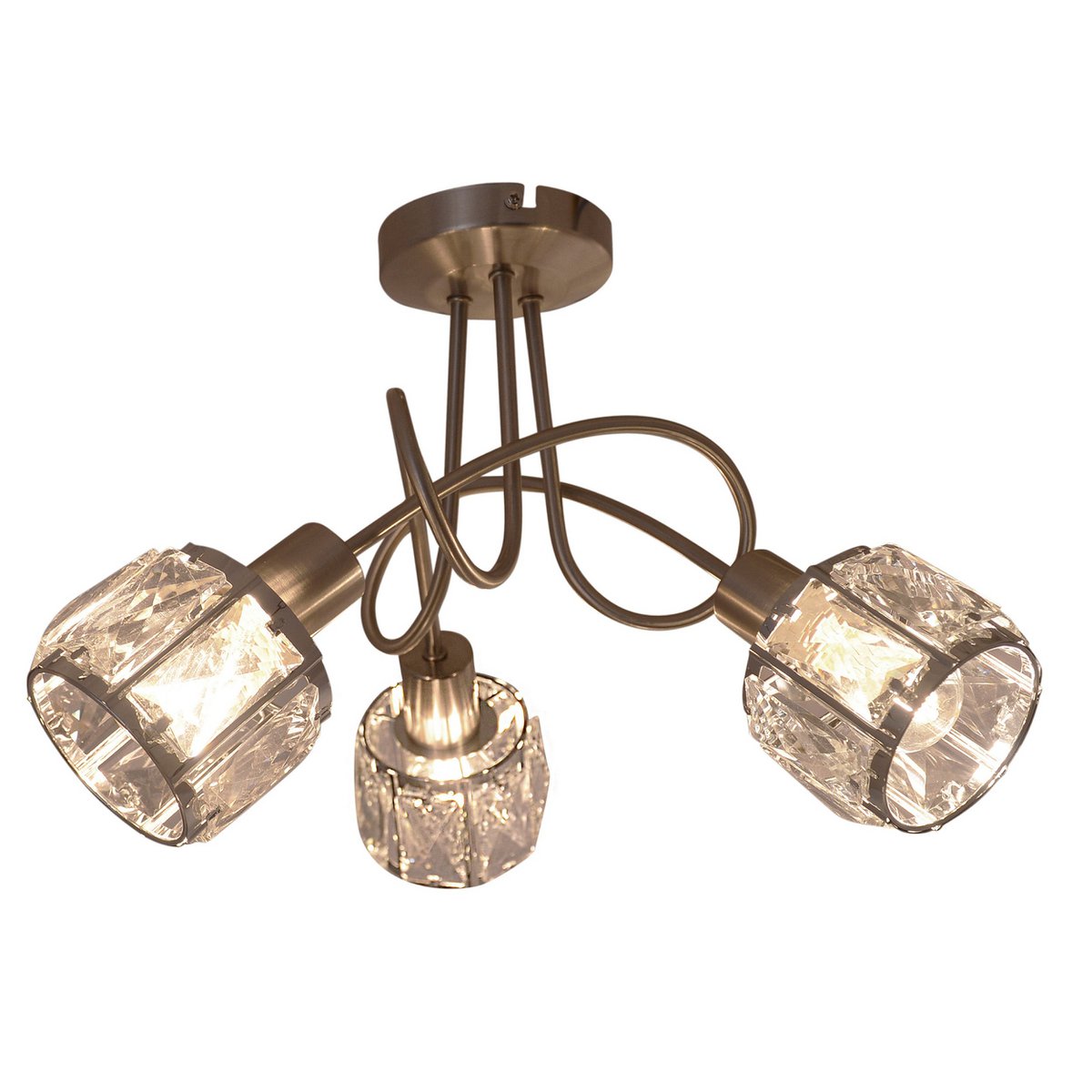 Näve Josefa LED Plafondlamp 3-Lichts 38x24cm