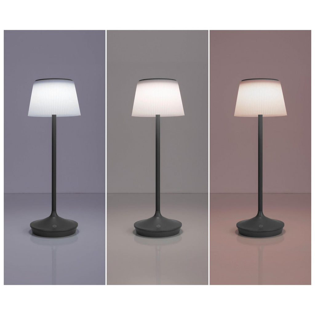 Näve Emmi LED Tafellamp - Grijs 38cm