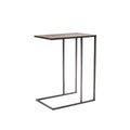 Metaal bijzettafel Zwart - 45x30x60cm