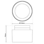 LED Spot Trimes - Witte 11,5cm Näve
