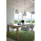 Näve Leuchten Hanglamp Pinhead Zwart 25cm Metal Retro