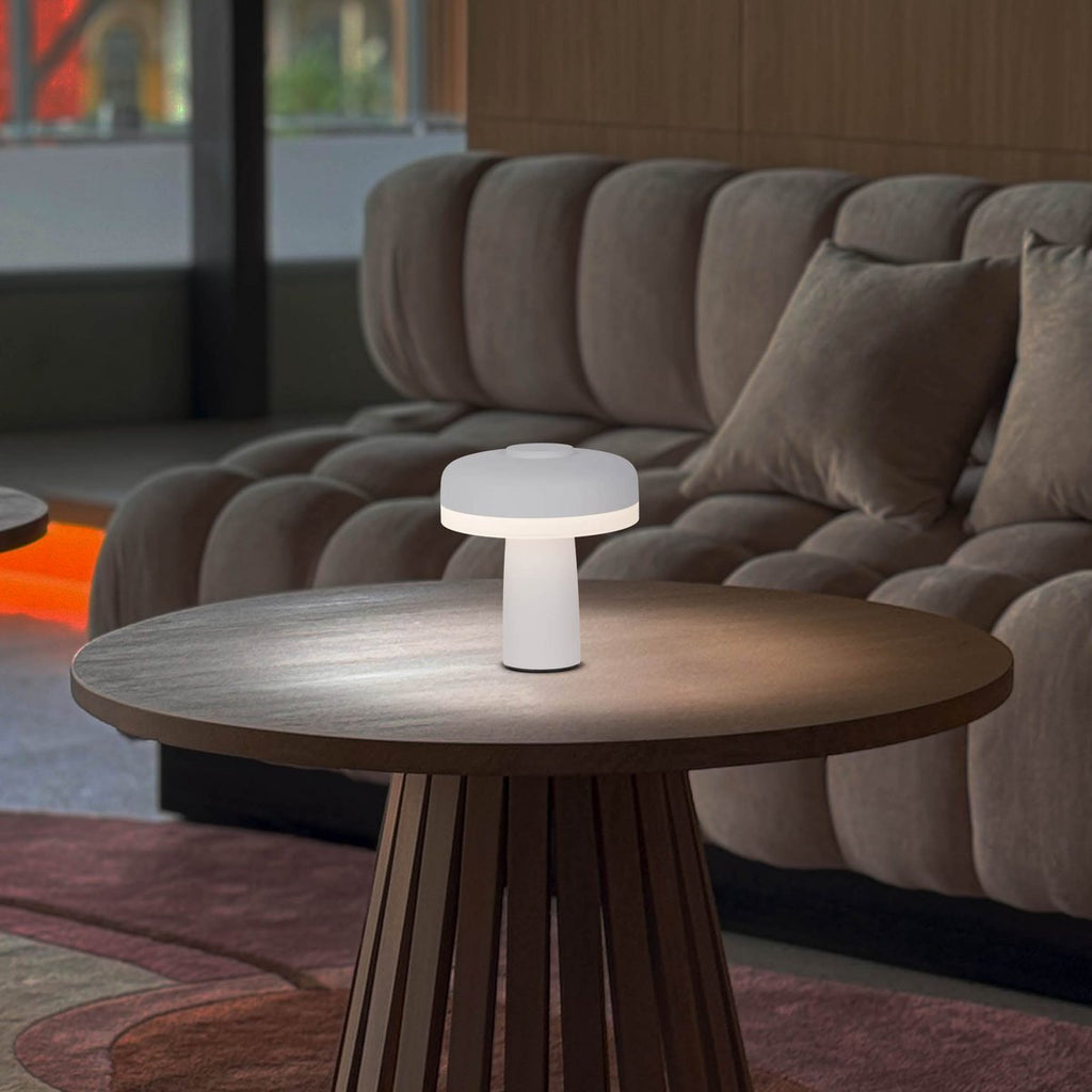 Näve Pilu Draadloos Tafellicht - Wit 16,5cm