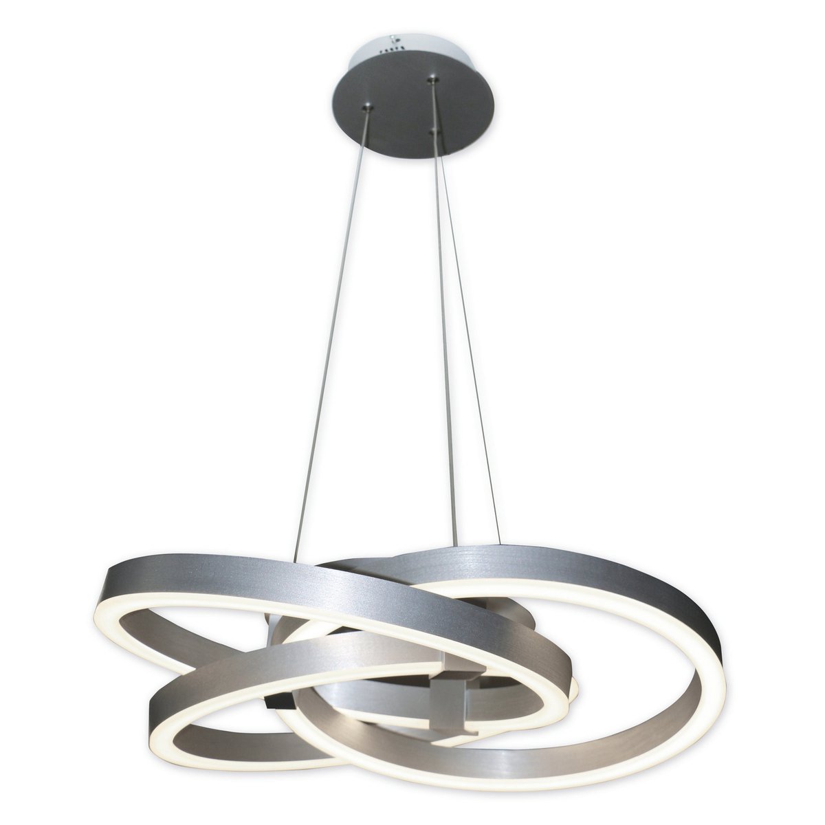 Näve Divora LED Hanglamp Ø58cm Aluminium Wit