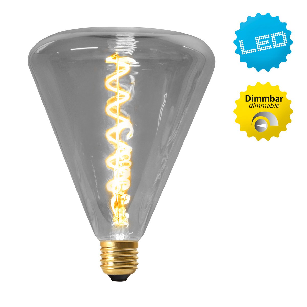 Näve Dilly LED Lamp E27 4W Grijs