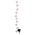 LED Zonnekettingslinger Voetbal 20 - Zwart 580cm