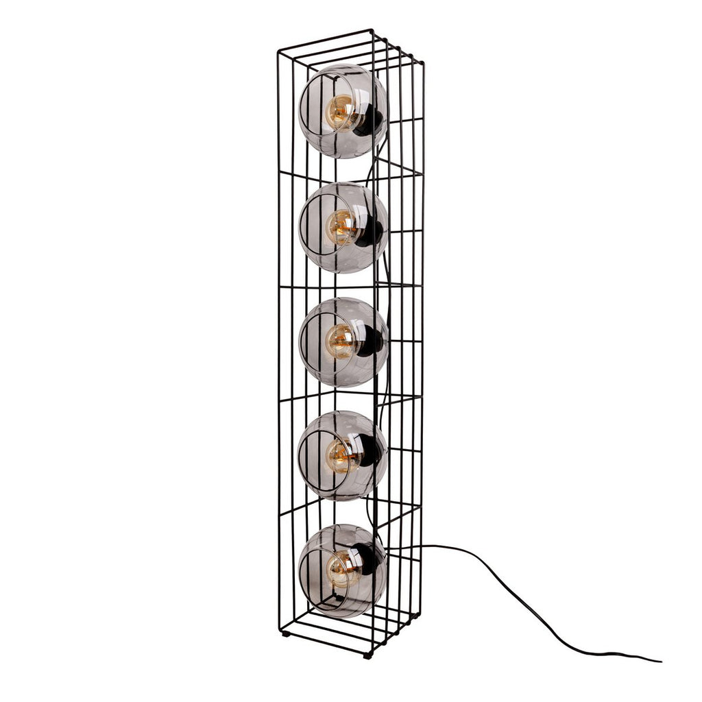 Näve Cesta Vloerlamp - Zwart Glas 95cm