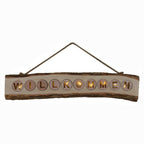 LED-decoratielamp "Welkom" 60cm Beige