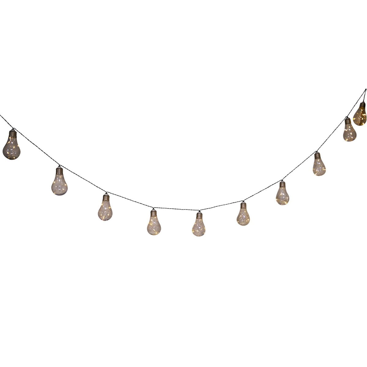 Näve LED Zonneketen - Transparant 300cm
