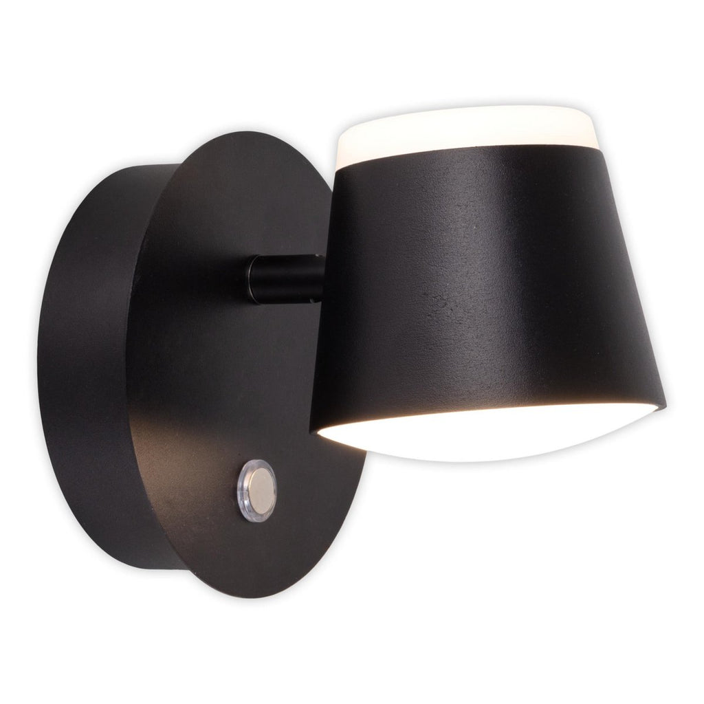 Näve Tondo Magnetisch Wandlicht - Black